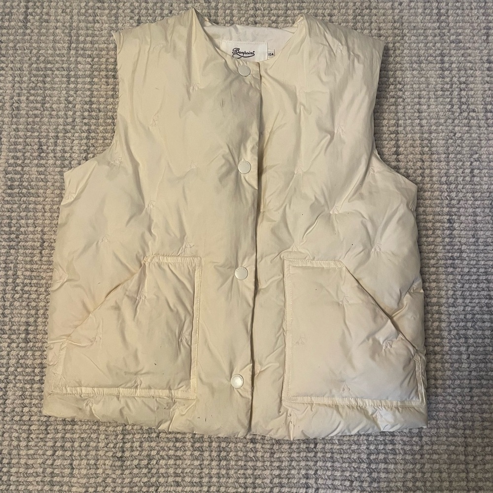 Kid's Bonpoint Cream Puffer Vest